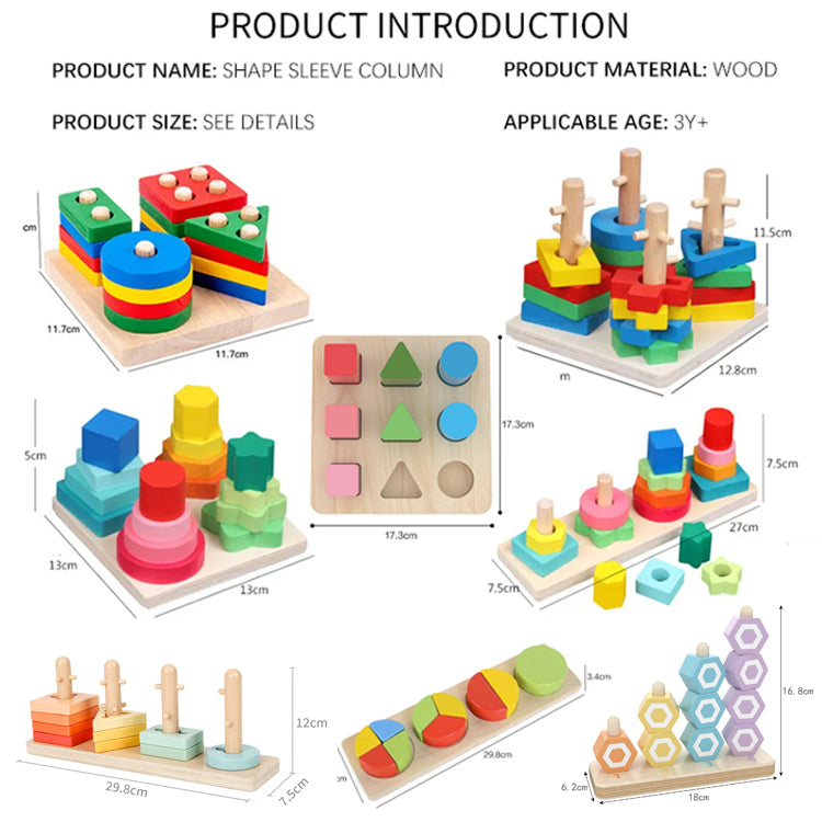 Game Learning Kids Educational Wood Montessori Kit